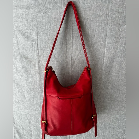 Red Leather Bag - Picture 3 of 3